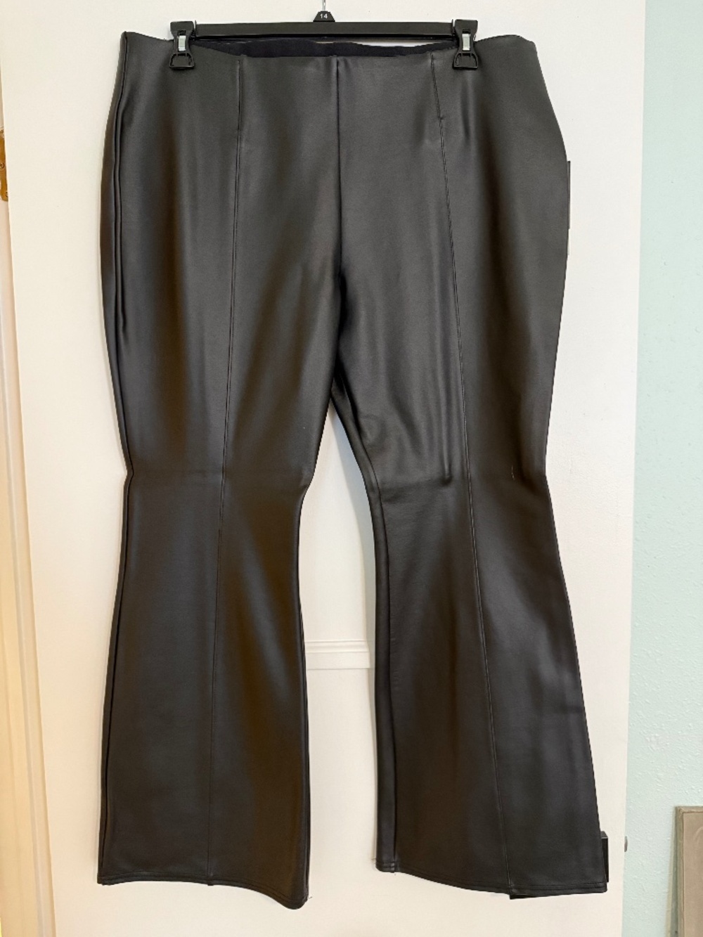 Slim Factor by Investments Coated Slimming Ponte Flare Leg Pant XL